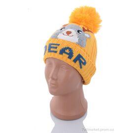 Шапка дитяча Зима KA183-4 yellow травка (5 шт. р.сітка46-50) "Red Hat" недорого оптом від прямого постачальника