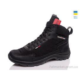 Кросівки чоловічі модні Зима Prime RS-КР10 чорний зима (8 пар р.40-45) "Prime-Opt" недорого оптом від прямого постачальника