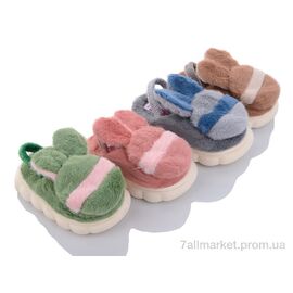 Фотография Тапки детские домашние зима A601 mix (12 пар р.24-29) "Deshman" недорого оптом от прямого поставщика