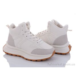 Черевики жіночі стильні Зима 149-29 beige (8 пар р.36-41) "Violeta" недорого оптом від прямого постачальника