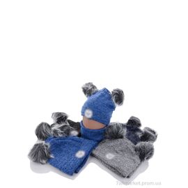 Шапка дитяча Зима KA479 комплект mix (5 шт. р.сітка48-50) "Red Hat" недорого оптом від прямого постачальника