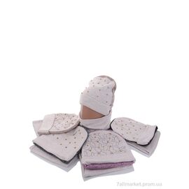 Фотография Женская шапка Зима KA358 комплект mix (5 шт. р.сетка 48-50) "Red Hat" недорого оптом от прямого поставщика