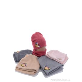 Фотография Женская шапка Зима KA490 комплект mix (5 шт. р.сетка 48-50) "Red Hat" недорого оптом от прямого поставщика