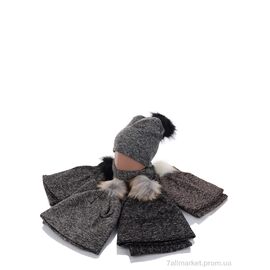 Фотография Женская шапка Зима KA483 комплект mix (5 шт. р.сетка 50-52) "Red Hat" недорого оптом от прямого поставщика