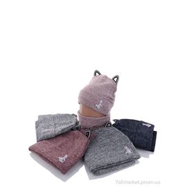 Шапка дитяча Зима KA491 комплект mix (5 шт. р.сітка50-52) "Red Hat" недорого оптом від прямого постачальника