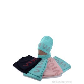 Фотография Женская шапка Зима KA367 комплект mix (5 шт. р.сетка 50-54) "Red Hat" недорого оптом от прямого поставщика