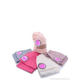 Фотография Женская шапка Зима KA353 комплект mix (5 шт. р.сетка 50-54) "Red Hat" недорого оптом от прямого поставщика