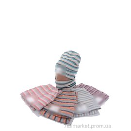 Жіноча шапка Зима KA348 комплект mix фліс (5 шт. р.сітка48-50) "Red Hat" недорого оптом від прямого постачальника