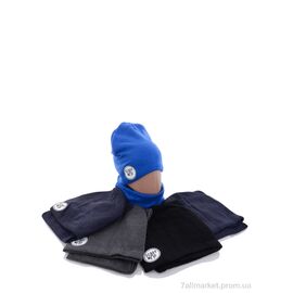 Жіноча шапка Зима KA329 комплект mix фліс (5 шт. р.сітка48-50) "Red Hat" недорого оптом від прямого постачальника