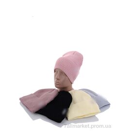Фотография Женская шапка Зима KA902 mix фліс (5 шт. р.сетка 54-56) "Red Hat" недорого оптом от прямого поставщика