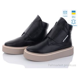 Фотография Ботинки женские стильные зима 07060-39 чорний (6 пар р.36-40) "A.N.I.One" недорого оптом от прямого поставщика