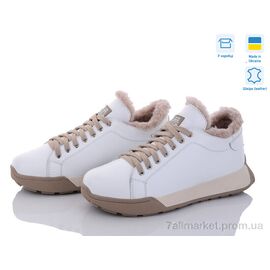 Кросівки жіночі модні Зима 207 білий (6 пар р.36-40) "Mona Lisa" недорого оптом від прямого постачальника
