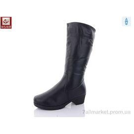 Чоботи жіночі зручні Зима 12006 (6 пар р.37-42) "WSMR" недорого оптом від прямого постачальника