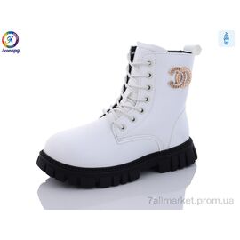 Черевики дитячі зручні Зима G815-13 (8 пар р.32-37) "Леопард" недорого оптом від прямого постачальника