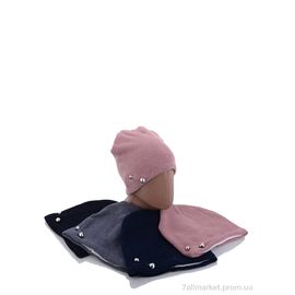 Шапка дитяча Зима KA969 mix фліс (5 шт. р.сітка48-52) "Red Hat" недорого оптом від прямого постачальника