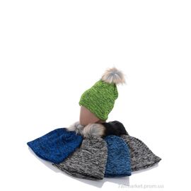 Шапка дитяча Зима KA971 mix фліс (5 шт. р.сітка48-52) "Red Hat" недорого оптом від прямого постачальника