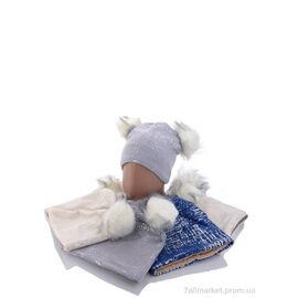 Фотография Шапка детская Зима KA983 mix фліс (5 шт. р.сетка 50-52) "Red Hat" недорого оптом от прямого поставщика