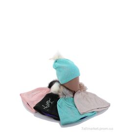 Шапка дитяча Зима KA977 mix фліс (5 шт. р.сітка50-54) "Red Hat" недорого оптом від прямого постачальника