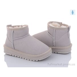 Фотография Угги детские утепленные зима B311 grey (12 пар р.26-31) "Мир" недорого оптом от прямого поставщика