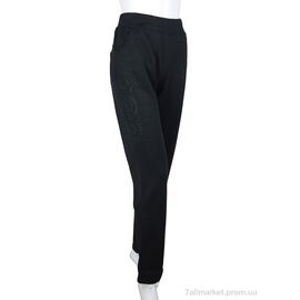 Фотография Спортивные брюки женские Зима A682 black флис (04890) (5 шт. р.сетка XL-5XL) "Obuvok" недорого оптом от прямого поставщика