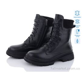 Черевики жіночі стильні Зима 114240112 black (8 пар р.36-40) "Tizianna" недорого оптом від прямого постачальника