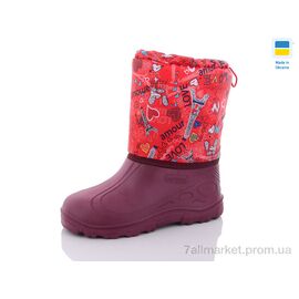 Чоботи з піни дитячі Зима Дс 11-3 (8 пар р.30-37) "CAP" недорого оптом від прямого постачальника