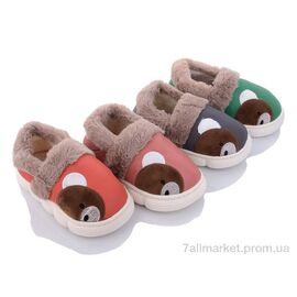 Фотография Тапки детские домашние зима C31 mix (12 пар р.30-35) "Deshman" недорого оптом от прямого поставщика