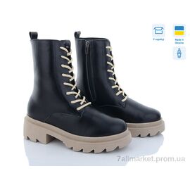 Фотография Ботинки женские стильные зима 07048-23 (6 пар р.36-40) "A.N.I.One" недорого оптом от прямого поставщика
