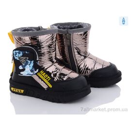 Дутики дитячі утеплені Зима B8870-3 (8 пар р.26-31) "Ok Shoes" недорого оптом від прямого постачальника