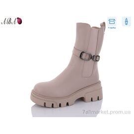 Черевики жіночі стильні Зима Y3-3 (8 пар р.36-41) "Aba" недорого оптом від прямого постачальника