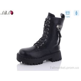 Черевики жіночі стильні Зима Y129 (8 пар р.36-41) "Aba" недорого оптом від прямого постачальника
