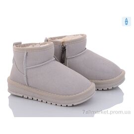 Уггі дитячі утеплені Зима B311 grey (12 пар р.26-31) "BIG" недорого оптом від прямого постачальника