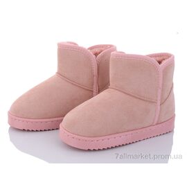 Уггі дитячі утеплені Зима A301 pink (12 пар р.31-36) "BIG" недорого оптом від прямого постачальника