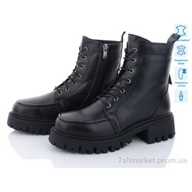 Черевики жіночі стильні Зима 100244610 black (8 пар р.36-40) "Tizianna" недорого оптом від прямого постачальника