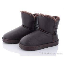 Уггі дитячі утеплені Зима A302 brown (12 пар р.31-36) "Ok Shoes" недорого оптом від прямого постачальника