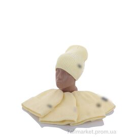 Жіноча шапка Зима KA2015 mix фліс (5 шт. р.сітка52-56) "Red Hat" недорого оптом від прямого постачальника