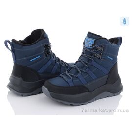 Черевики дитячі зручні Зима 8868-1B (8 пар р.32-37) "Ok Shoes" недорого оптом від прямого постачальника