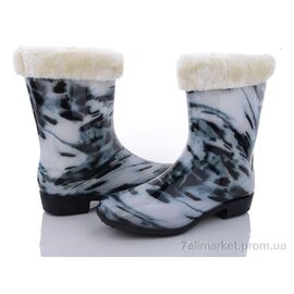 Гумове взуття жіноче Зима 239A (8 пар р.36-41) "BIG" недорого оптом від прямого постачальника