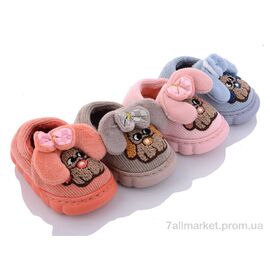 Фотография Тапки детские домашние зима A6 mix (24 пар р.14-18) "Lion" недорого оптом от прямого поставщика