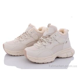 Кросівки жіночі модні Зима 197-168 beige (8 пар р.36-40) "Violeta" недорого оптом від прямого постачальника