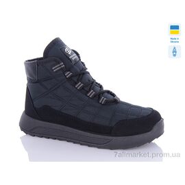 Фотография Ботинки детские удобные зима Прогрес П3707 чорний (6 пар р.37-42) "Progress" недорого оптом от прямого поставщика