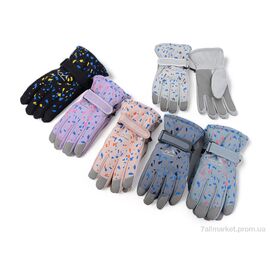 Рукавички жіночі Зима T2 mix (12 шт. р.сіткаOne size) "KUINH" недорого оптом від прямого постачальника