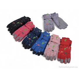 Фотография Перчатки для детей Зима H21-06 mix old (12 шт. р.сетка 6-12) "KUINH" недорого оптом от прямого поставщика
