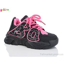 Фотография Кроссовки детские модные зима Зима 632-6 (12 пар р.32-37) "Yalike" недорого оптом от прямого поставщика