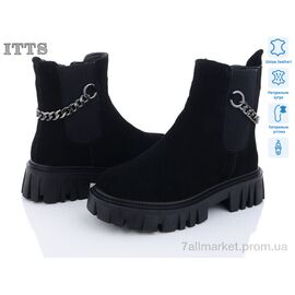 Черевики жіночі стильні Зима DW5012-1 (6 пар р.36-41) "ITTS" недорого оптом від прямого постачальника