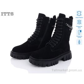 Черевики жіночі стильні Зима DW5018-1 (6 пар р.36-41) "ITTS" недорого оптом від прямого постачальника