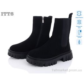 Черевики жіночі стильні Зима DW5003-1 (6 пар р.36-41) "ITTS" недорого оптом від прямого постачальника