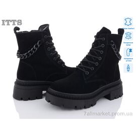 Черевики жіночі стильні Зима AK723-1 (6 пар р.36-41) "ITTS" недорого оптом від прямого постачальника