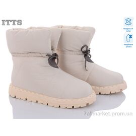 Фотография Дутики женские утепленные зима R13 beige (6 пар р.36-41) "ITTS" недорого оптом от прямого поставщика