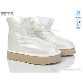 Фотография Дутики женские утепленные зима M21-3 beige (8 пар р.36-41) "ITTS" недорого оптом от прямого поставщика